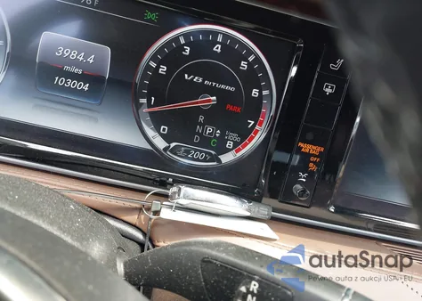 2015 Mercedes-Benz S 63 Amg 4Matic из США, поврежденный, VIN WDDUG7JB1FA192317